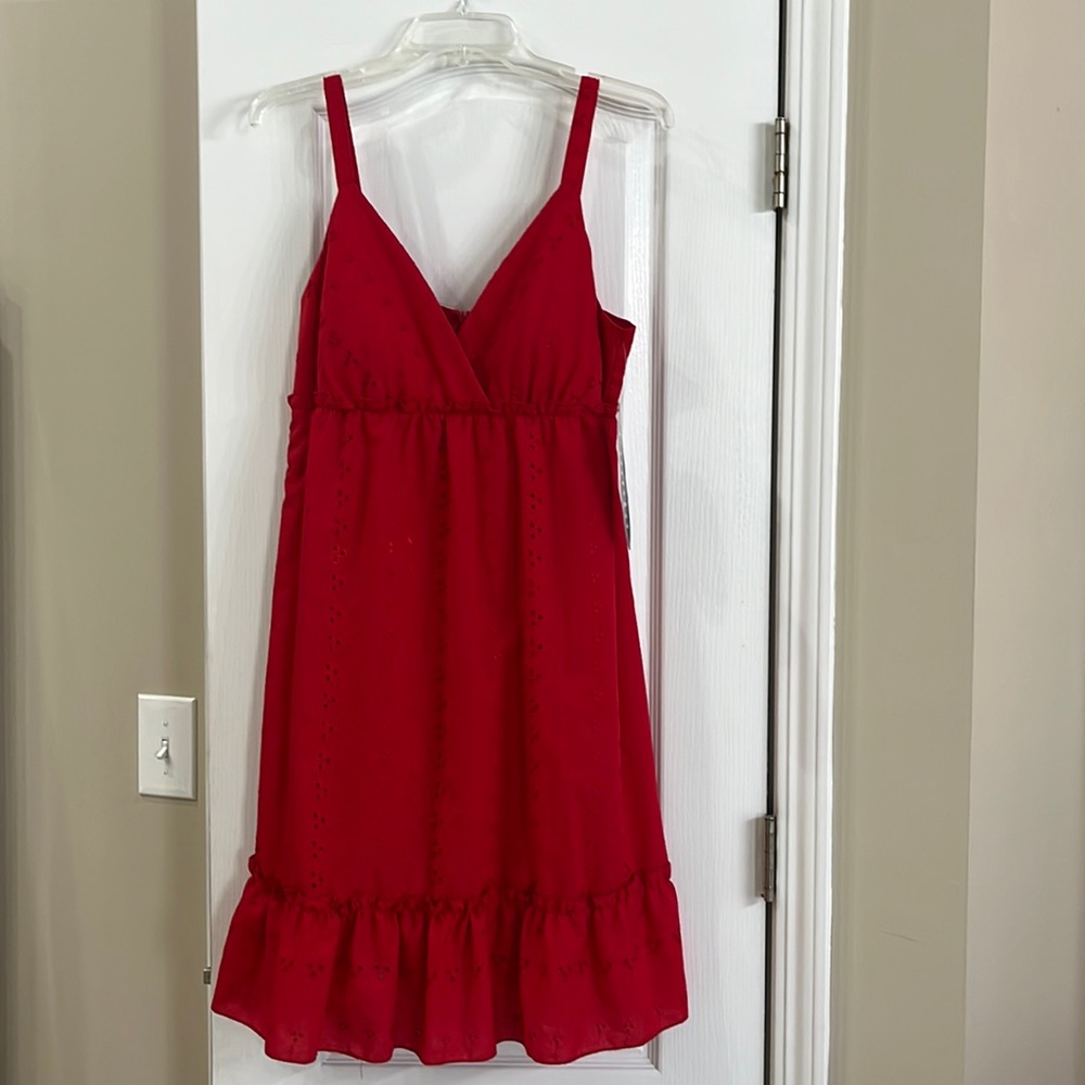 NWT Believe Women's Red Petite Size 12 Dress
